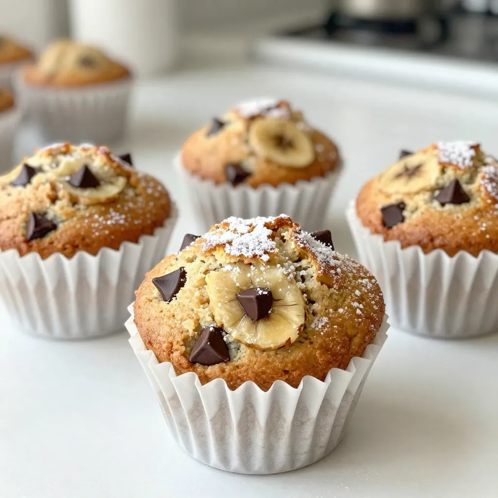 Chocolate Chip Banana Bread Muffins Delightful Treat