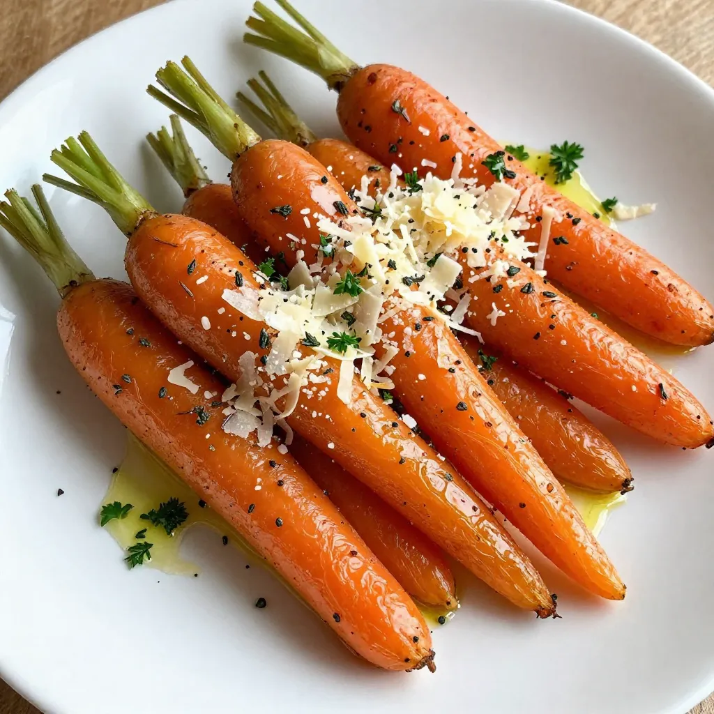Parmesan Herb Roasted Carrots Flavorful Side Dish