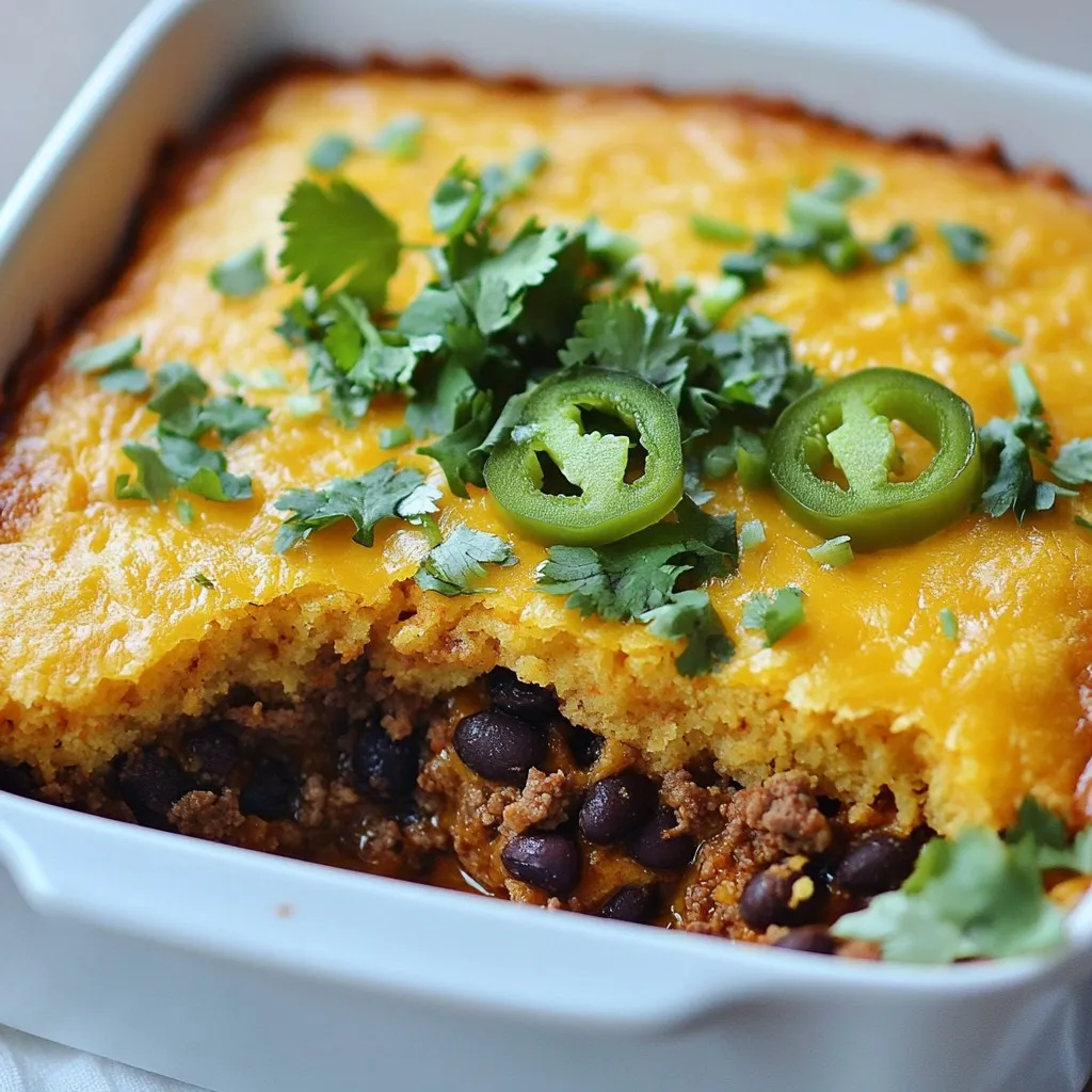Texas Tamale Pie Casserole Savory and Comforting Dish