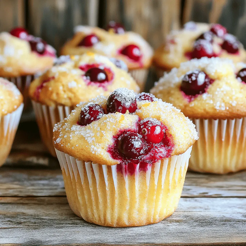 Cranberry Orange Muffins Festive and Flavorful Treat