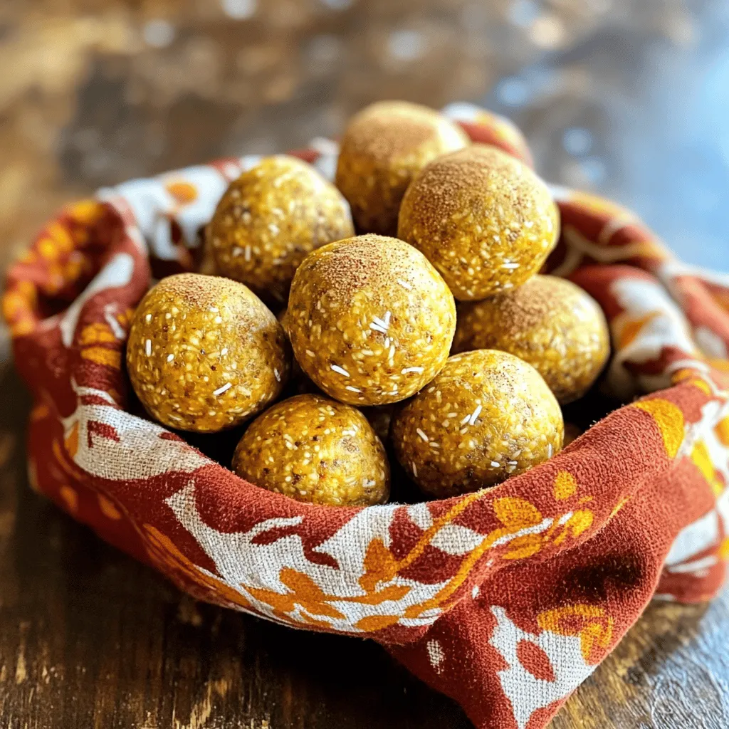 Pumpkin Spice Energy Balls Healthy Snack Idea