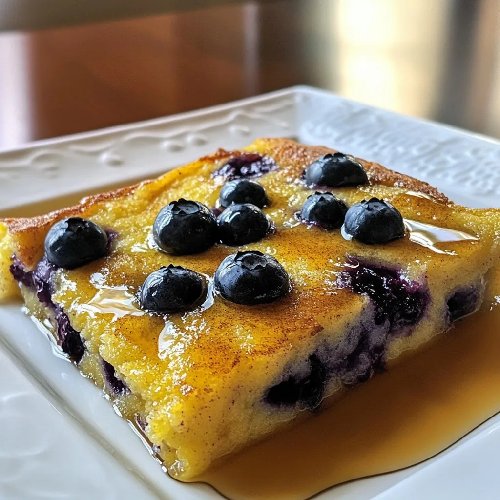 Blueberry Pancake Casserole Irresistible Breakfast Dish