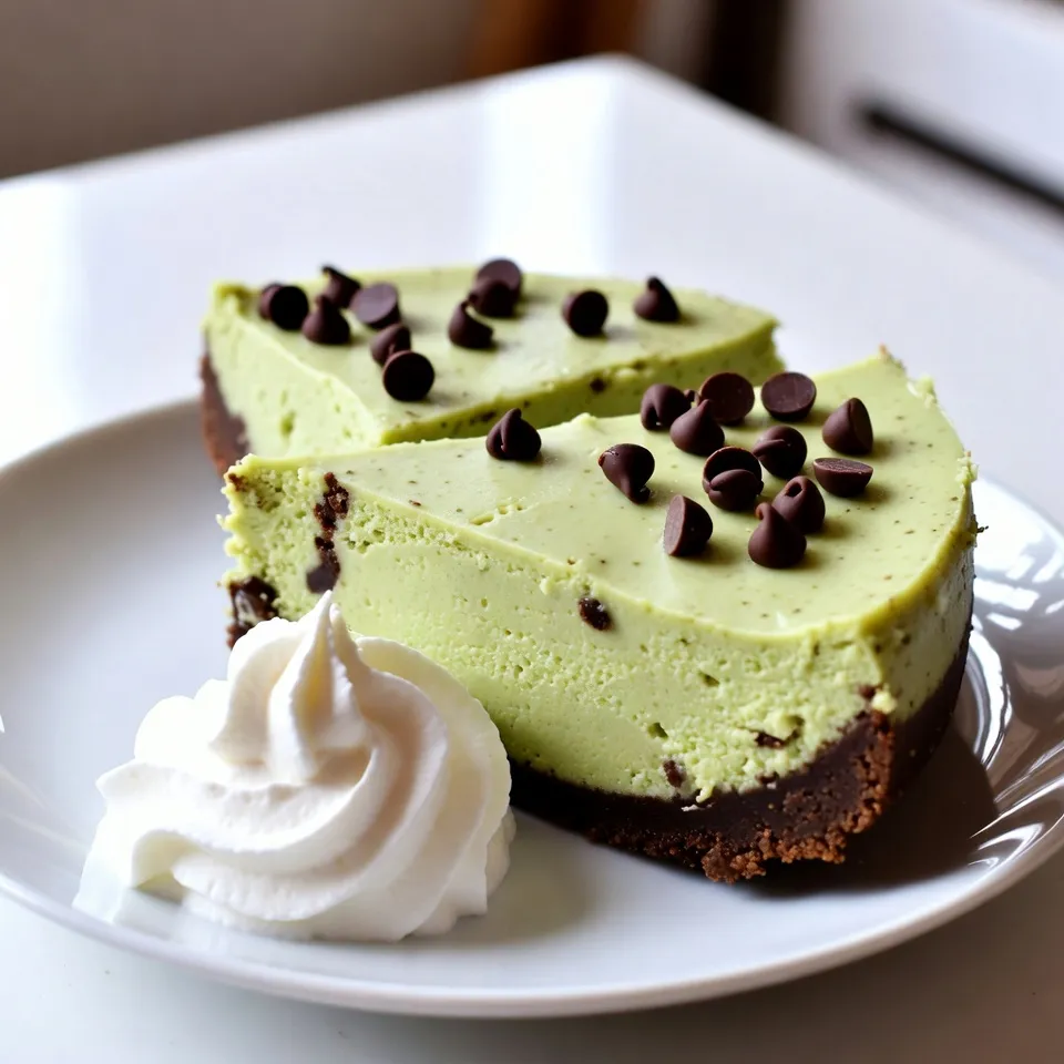 Mint Chocolate Chip Cheesecake Creamy Delight Recipe