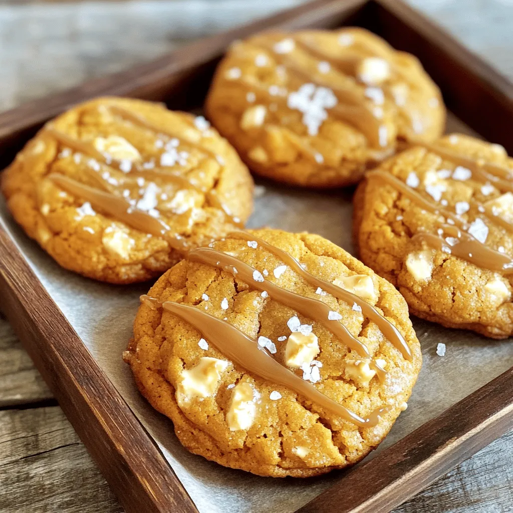 Salted Caramel Pumpkin Cookies Irresistible Fall Treat