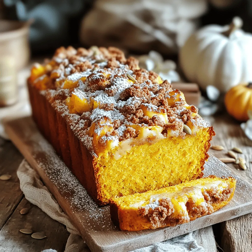 Pumpkin Streusel Bread Savory Fall Delight