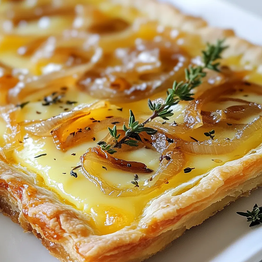 Caramelized Onion Gruyère Tart Flavorful Culinary Delight