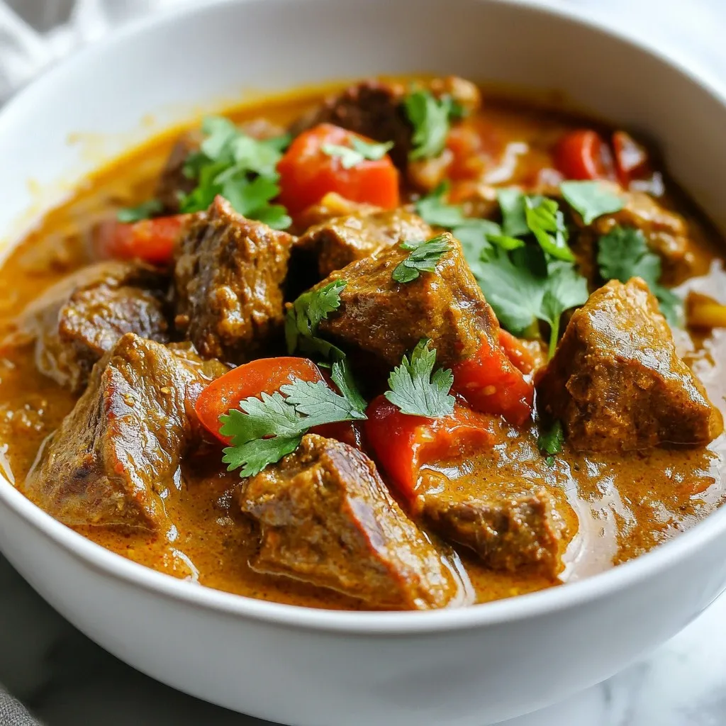 Savory Slow Cooker Indian Beef Curry Recipe