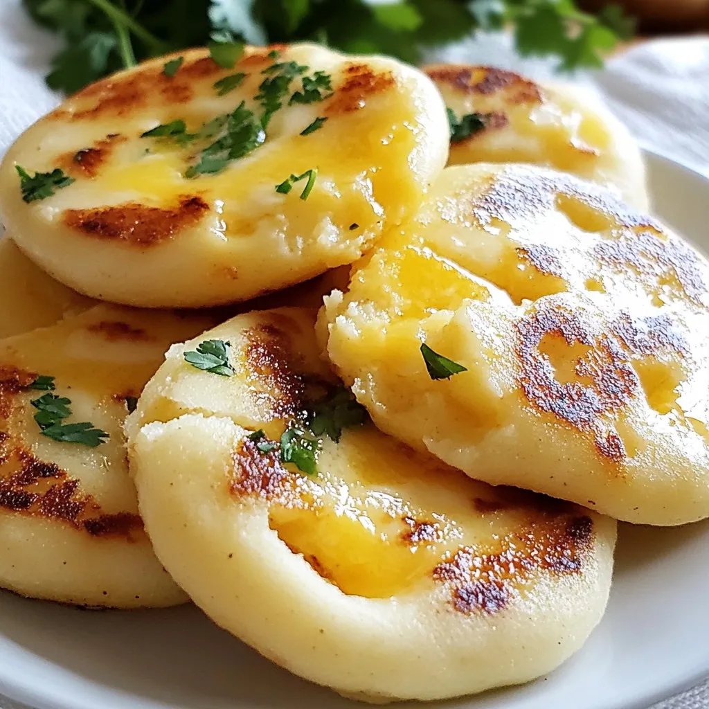 Arepas con Queso Delicious and Easy to Prepare