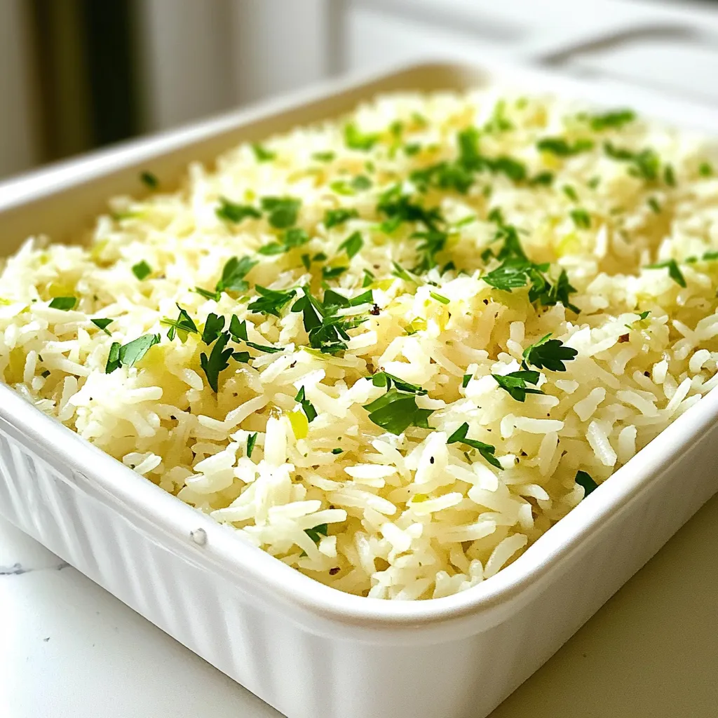 Garlic Herb Rice Flavorful and Simple Side Dish