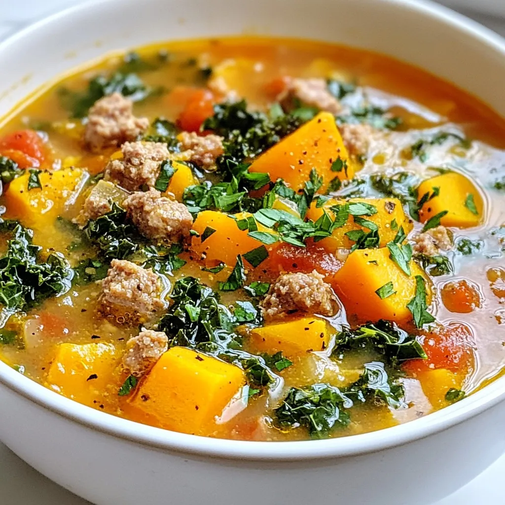 Sweet Potato Sausage Soup Healthy and Hearty Meal