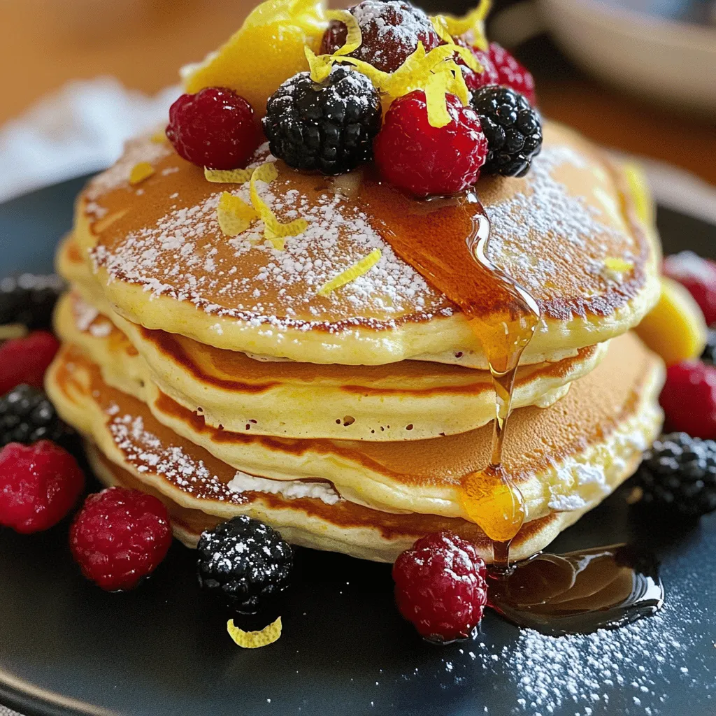 Lemon Ricotta Pancakes Fluffy and Delicious Breakfast