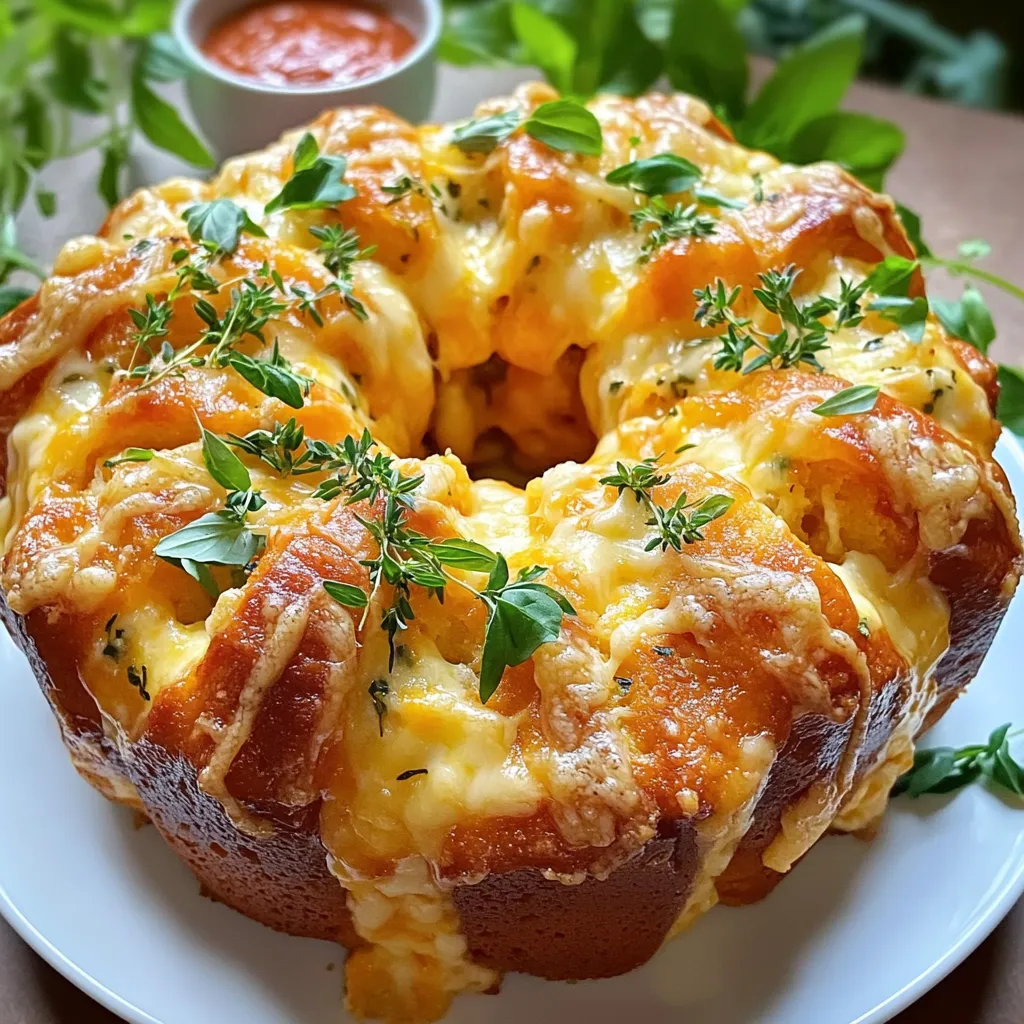 Herb Cheese Monkey Bread Simple and Delicious Recipe