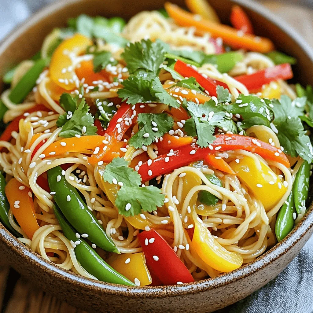 Savory Sesame Ginger Noodle Bowl Quick and Easy Recipe
