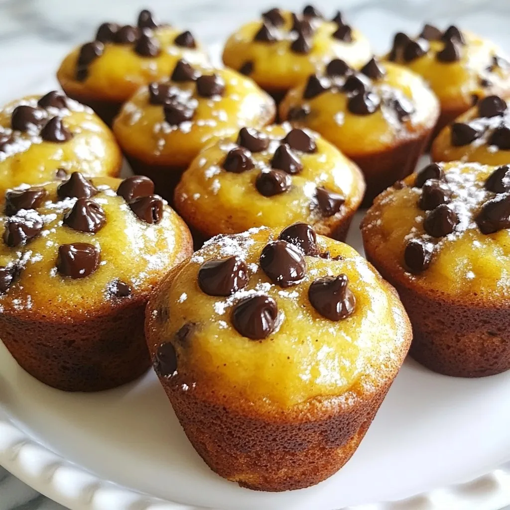 Chocolate Chip Banana Bread Muffins Simple Recipe
