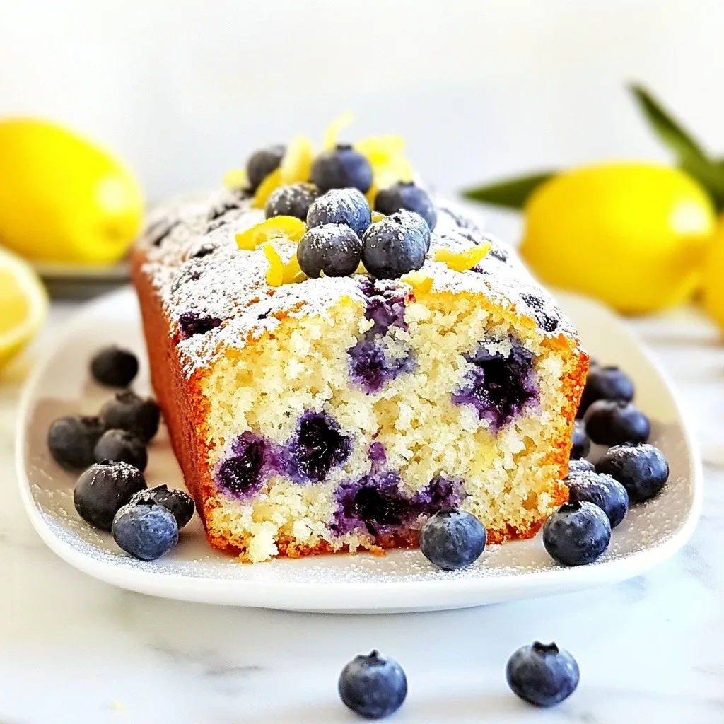 Lemon Blueberry Yogurt Loaf Fresh and Tangy Delight