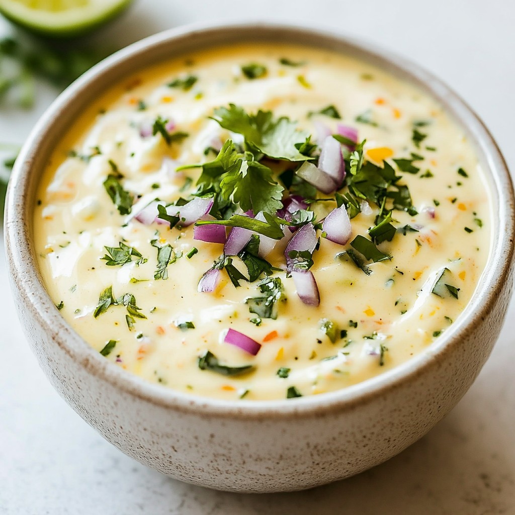 Tangy Queso Blanco Dip Simple and Flavorful Treat