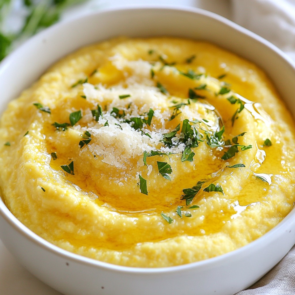 Creamy Parmesan Polenta Rich and Comforting Dish
