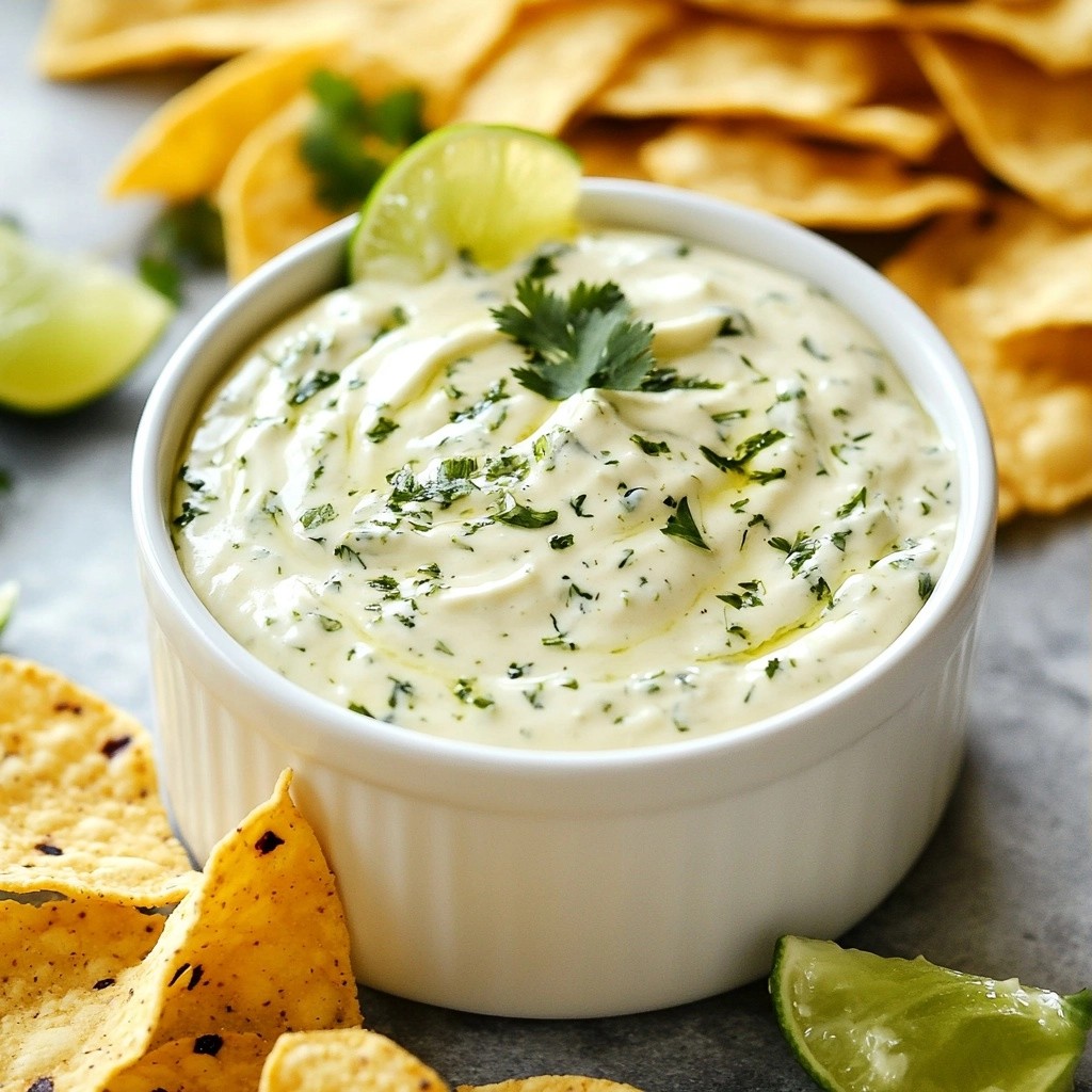 Zesty Lime and Herb Cheese Dip Creamy Delight