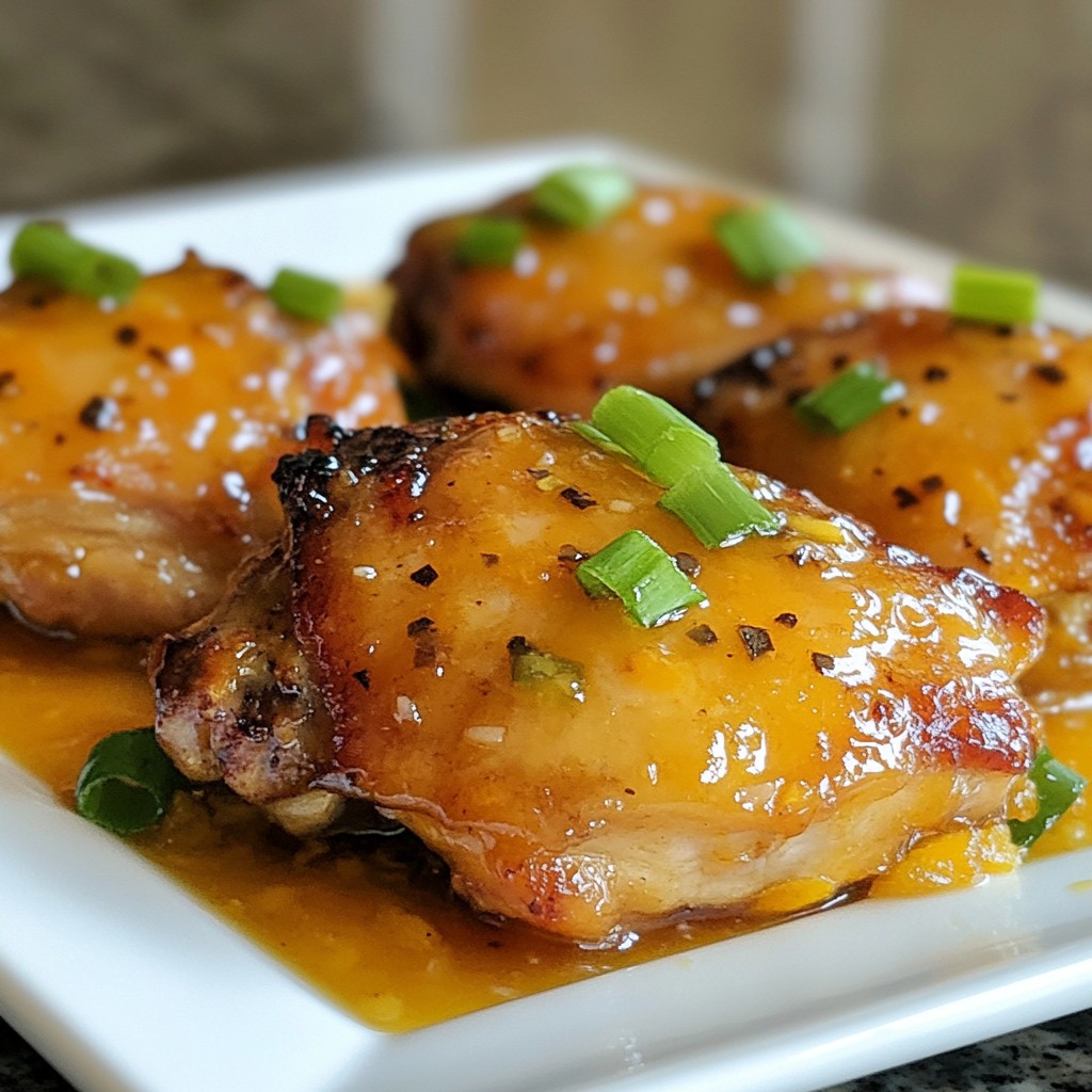 Orange Ginger Glazed Chicken Flavorful Dinner Idea