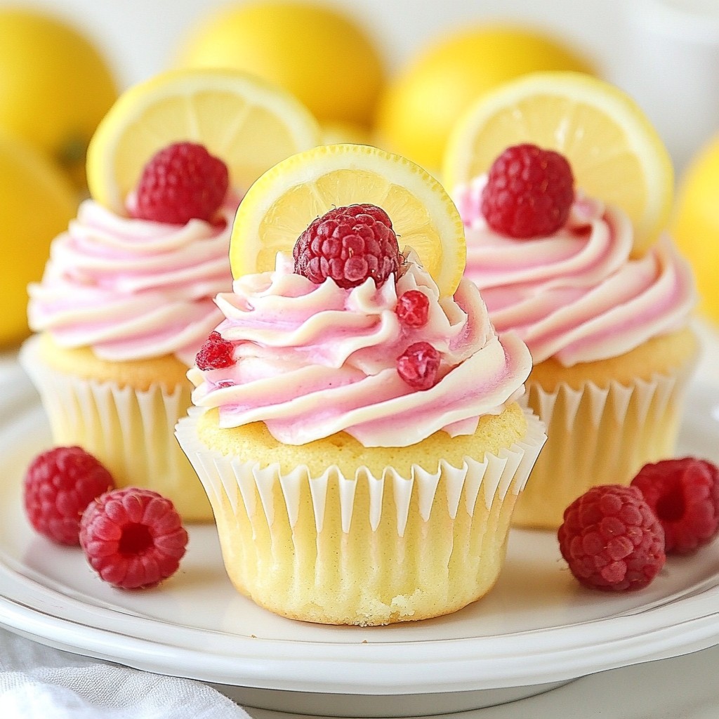 Raspberry Lemonade Cupcakes Joyful and Flavorful Treat