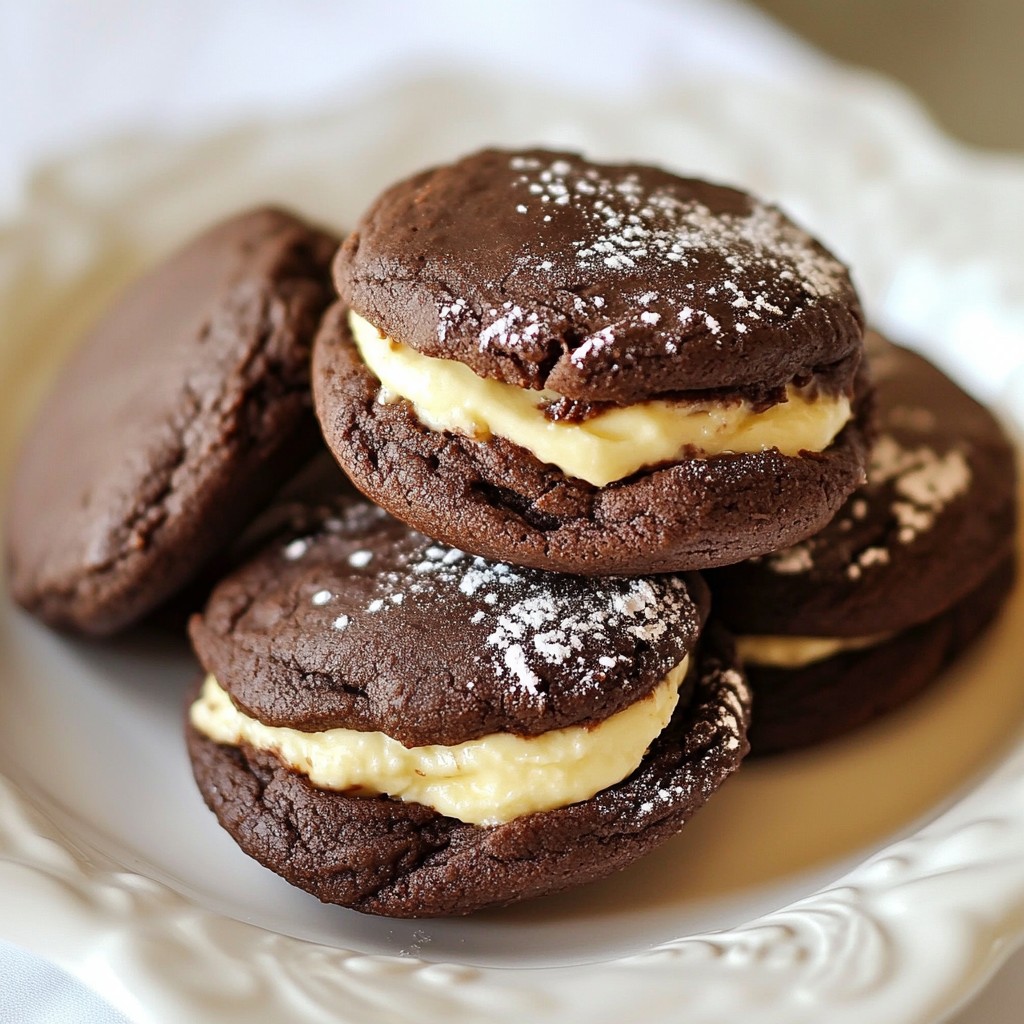Cheesecake Stuffed Chocolate Cookies Irresistible Treat