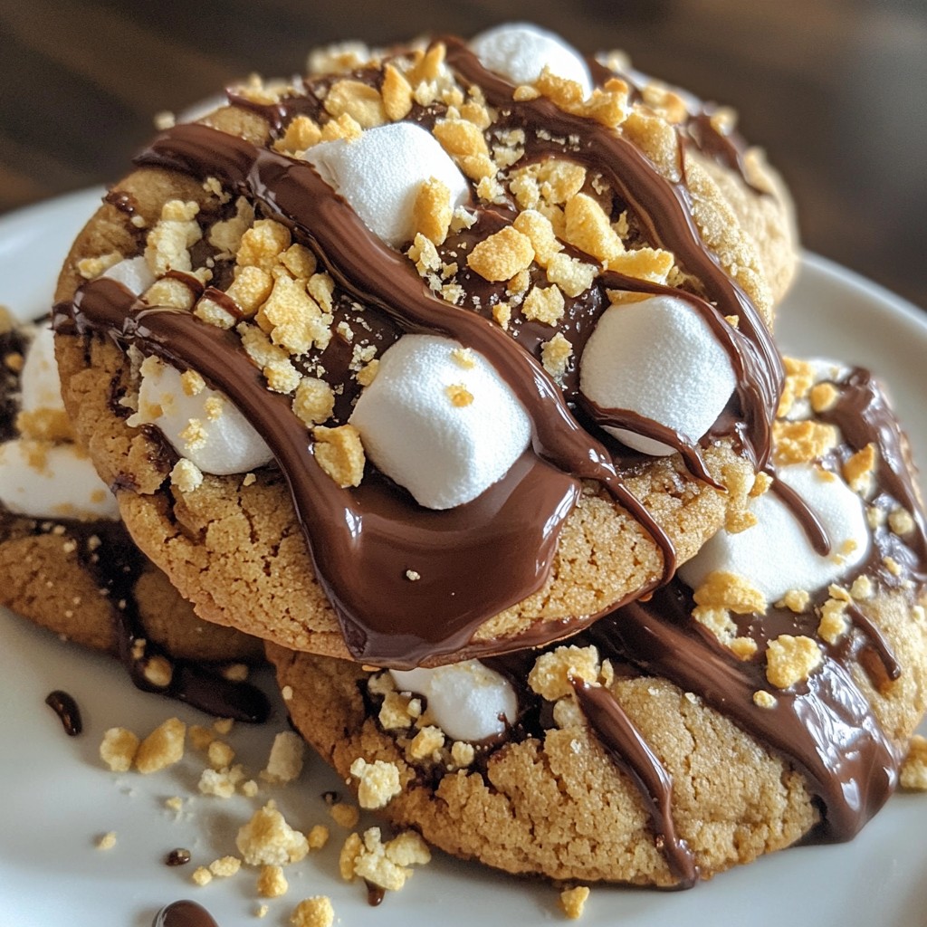 S’mores Stuffed Cookies Irresistible Sweet Treat