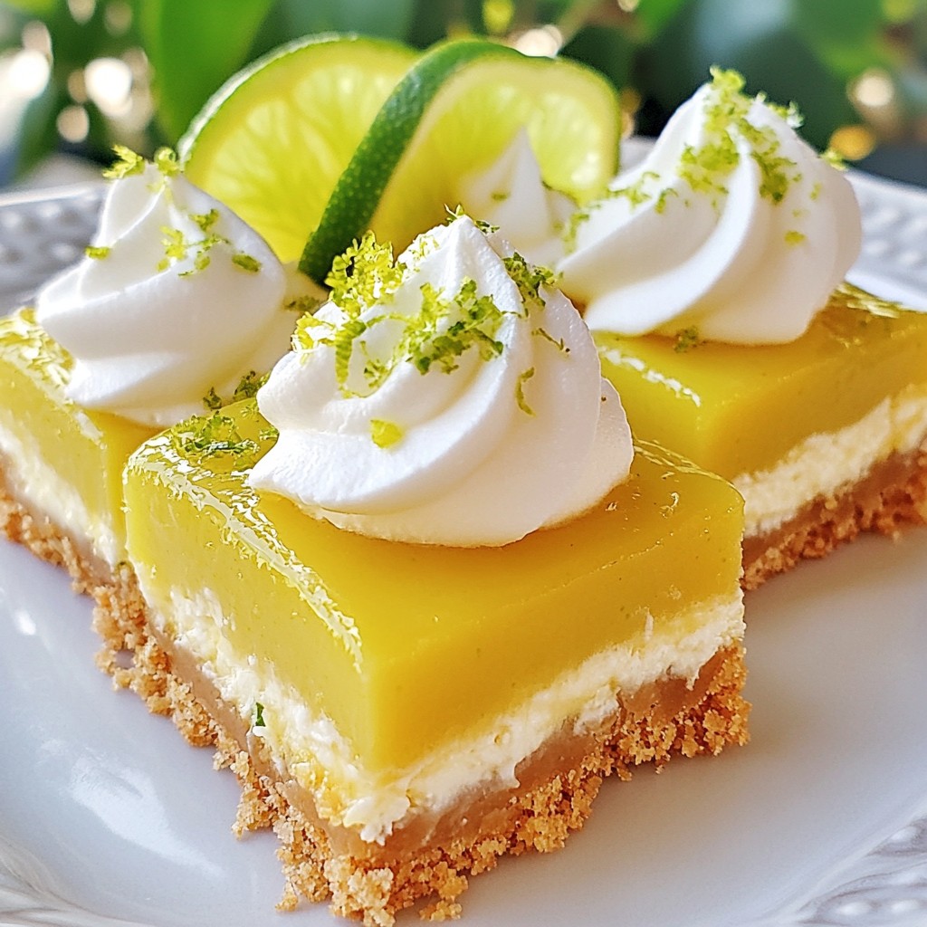 Key Lime Pie Bars Delightful and Refreshing Treat