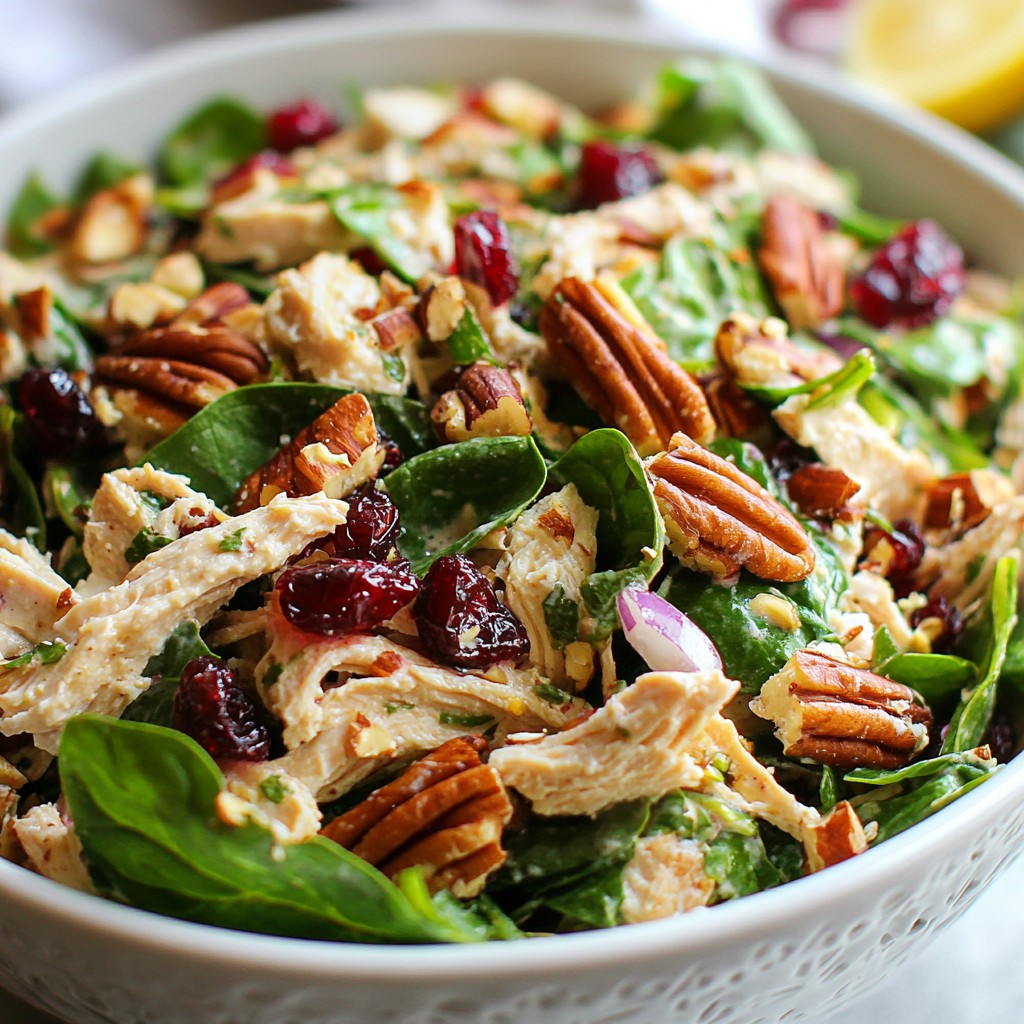 Cranberry Pecan Chicken Salad Fresh and Tasty Meal
