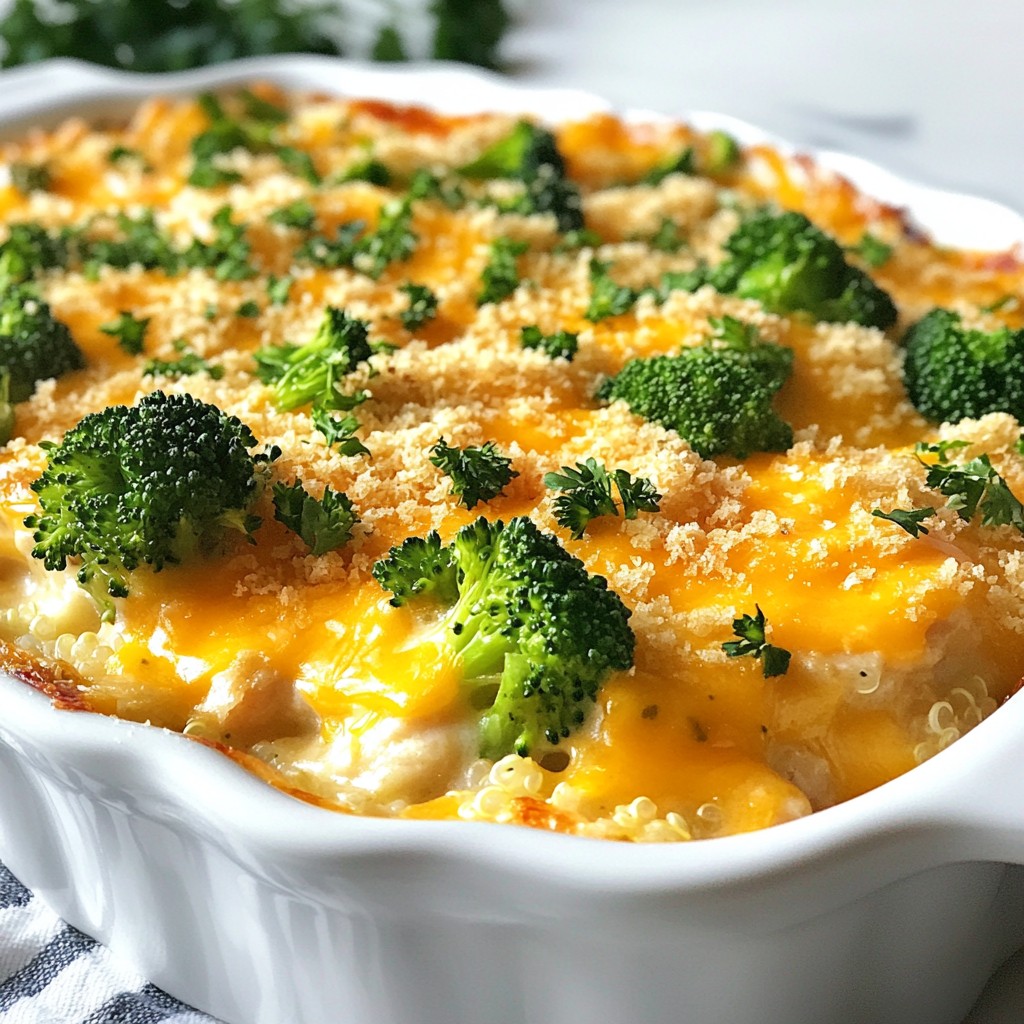 Savory Cheesy Chicken and Broccoli Bake Delight
