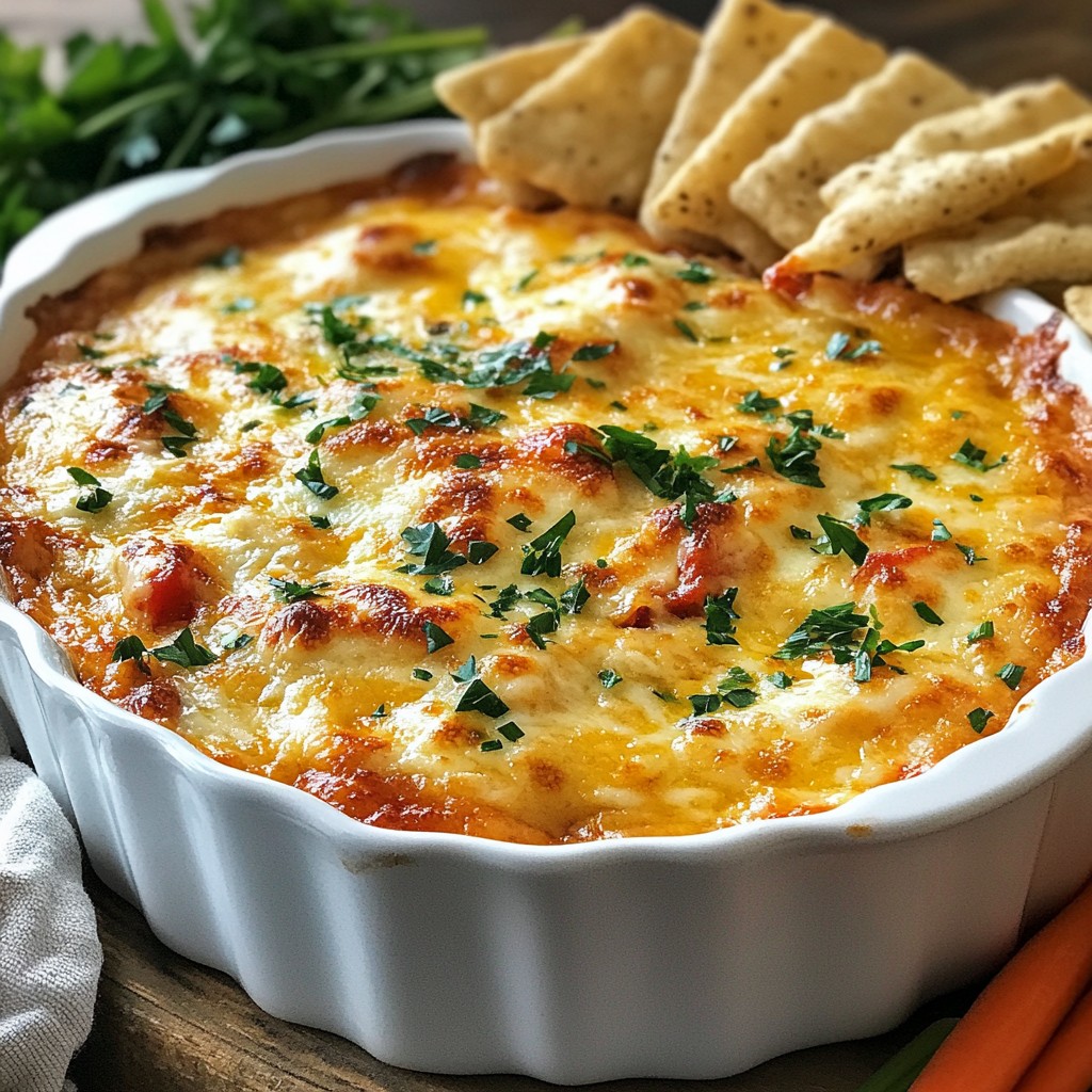 Zesty Cheesy Roasted Red Pepper Dip Delight