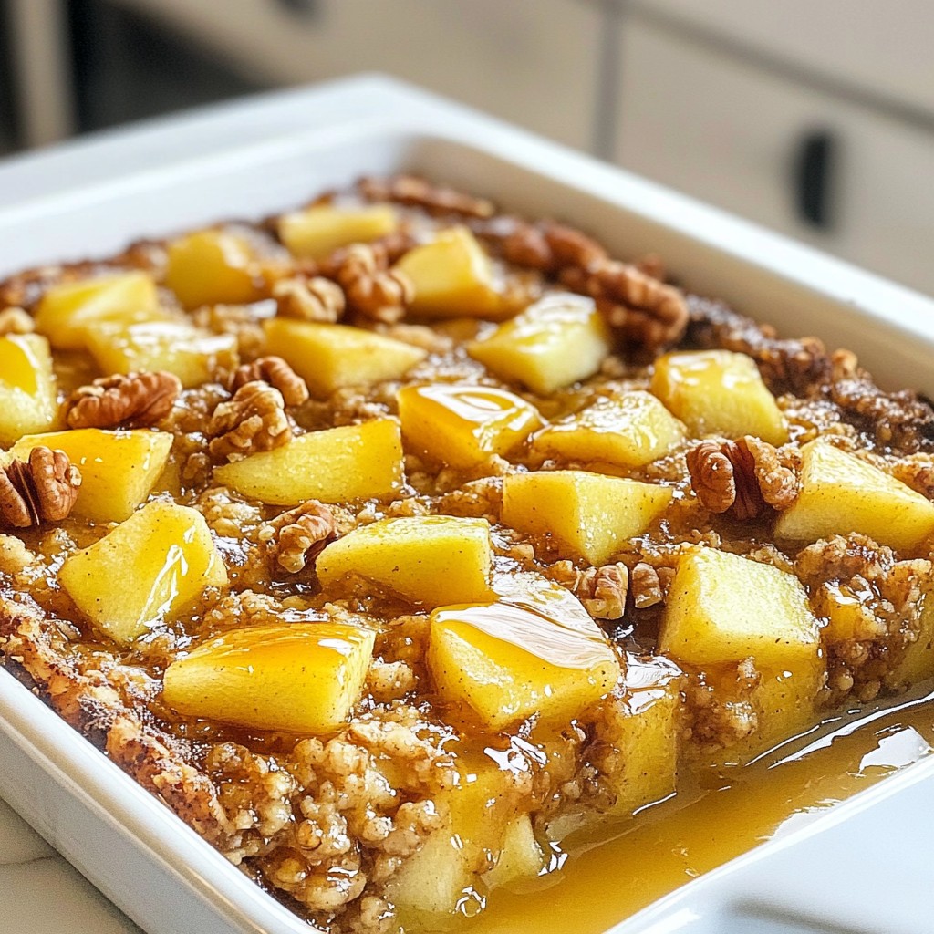 Apple Cinnamon Oatmeal Bake Savory and Simple Recipe