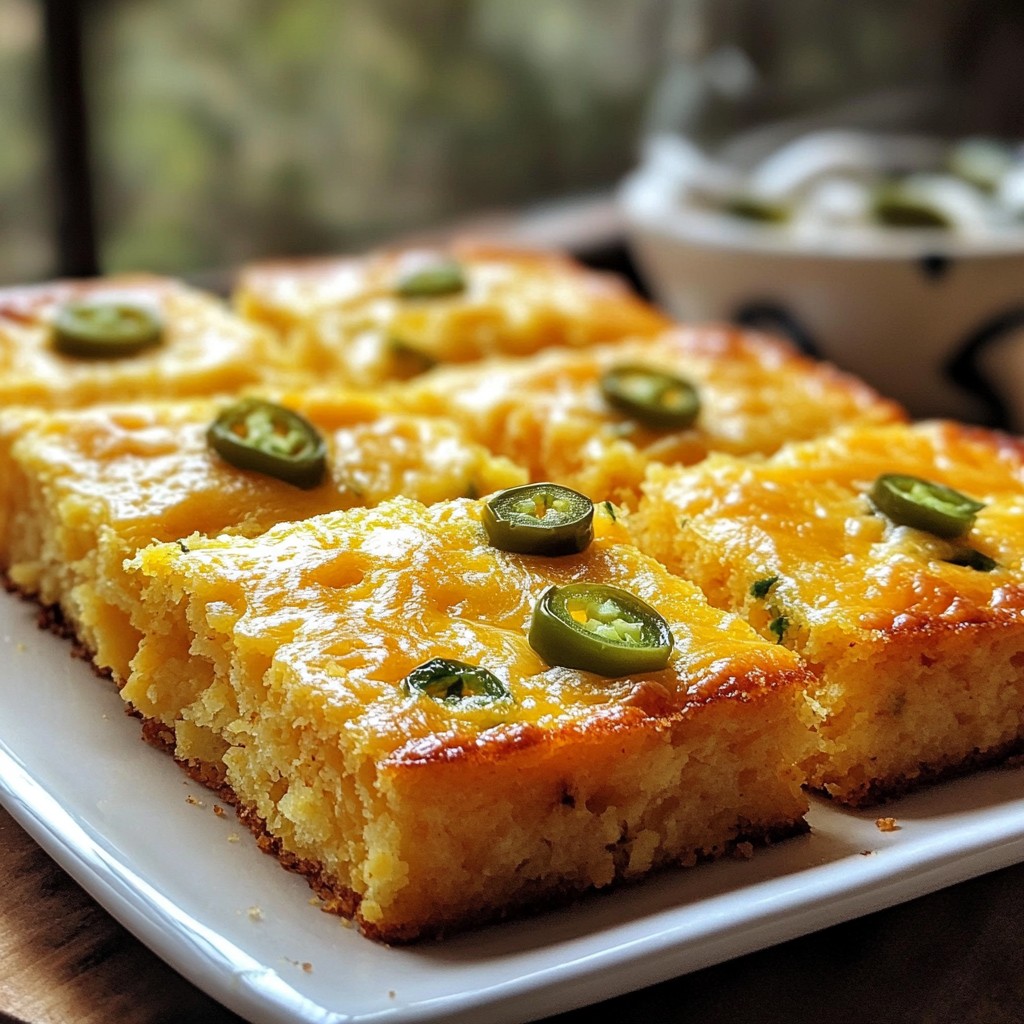 Cheddar Jalapeño Cornbread Tasty and Simple Recipe