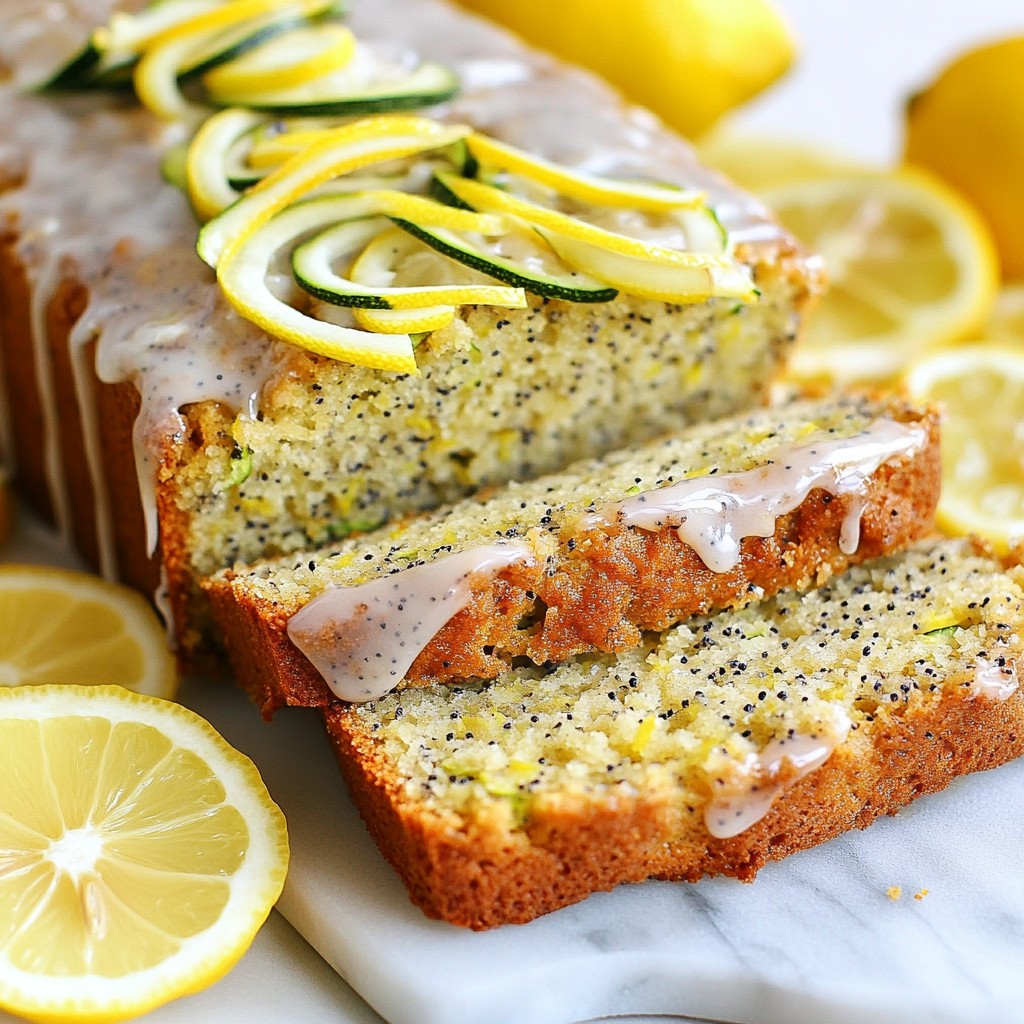 Lemon Poppy Seed Zucchini Bread Delightful Recipe