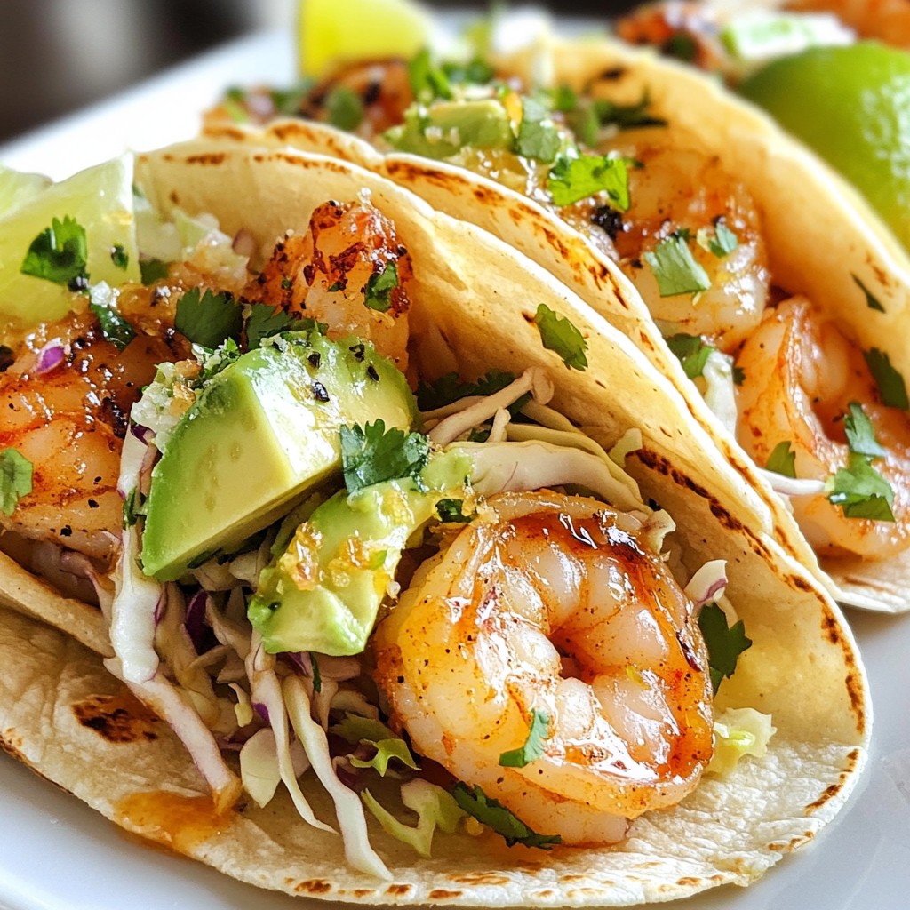 Coconut Lime Shrimp Tacos Fresh and Flavorful Dish
