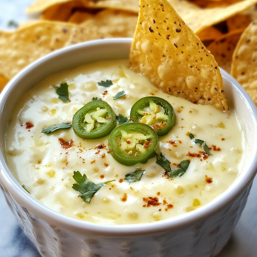 Tangy Queso Blanco Dip Creamy and Flavorful Treat