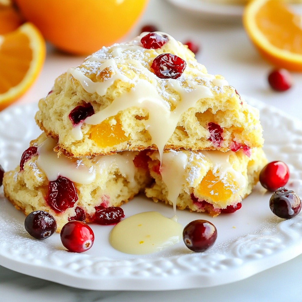 Cranberry Orange Scones Delicious and Simple Recipe