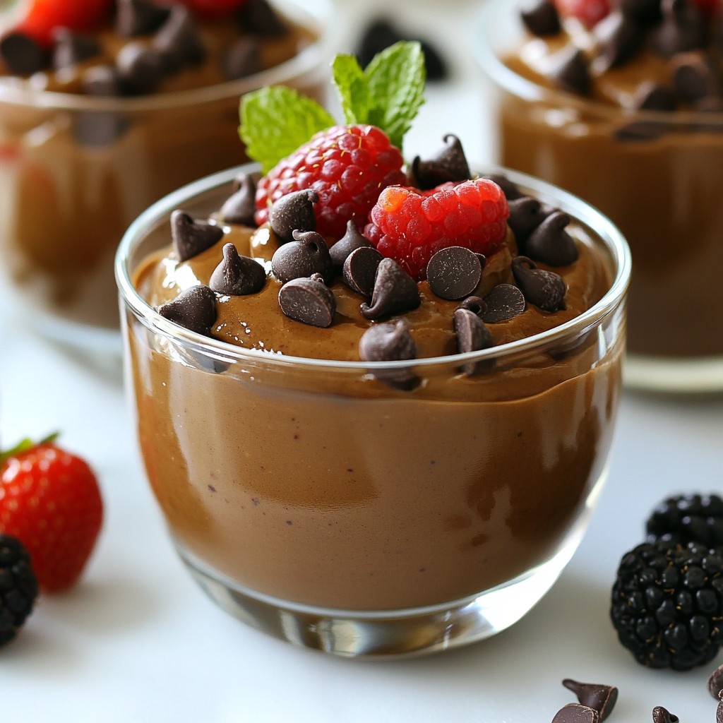 Vegan Chocolate Avocado Mousse Rich and Creamy Delight