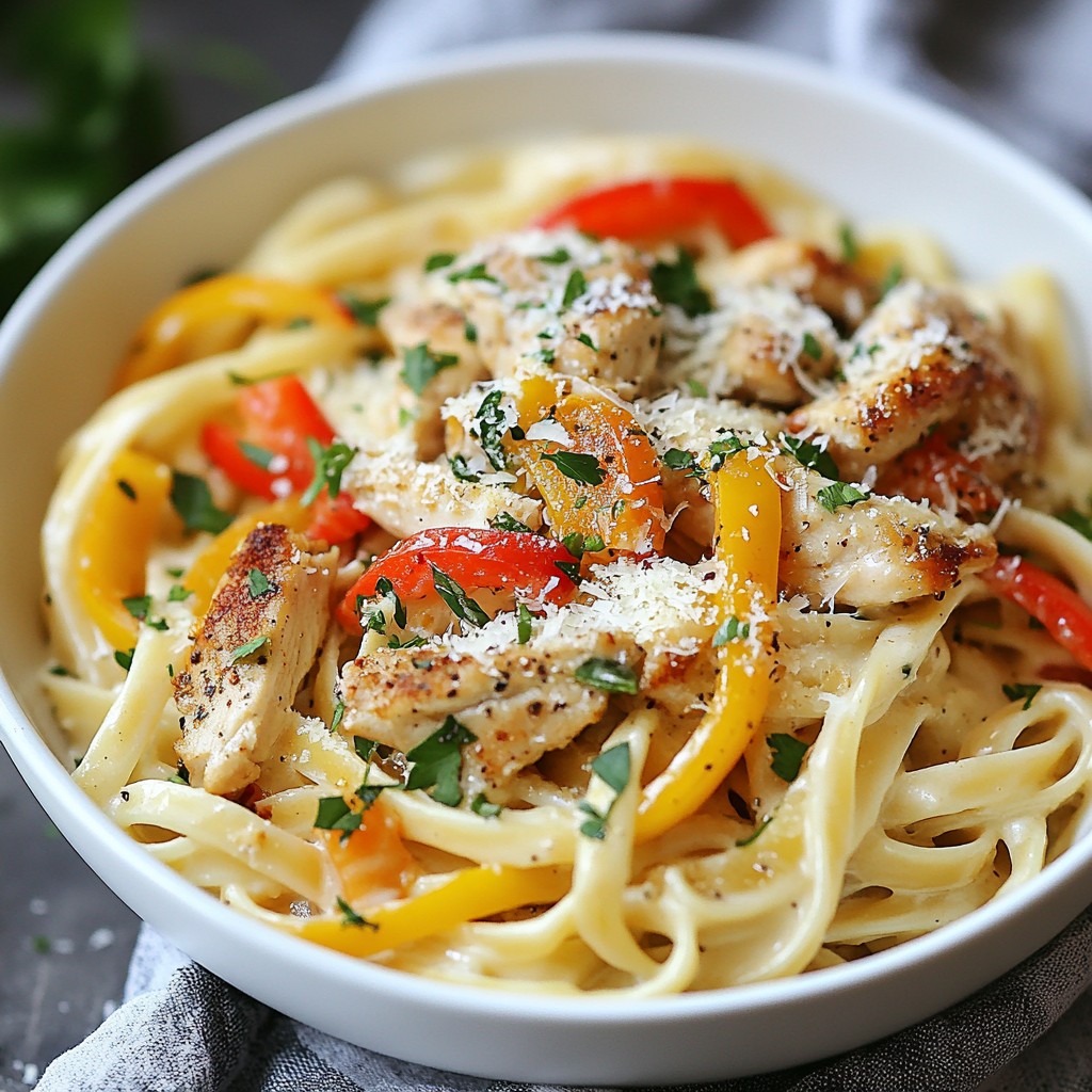 One-Pot Cajun Chicken Alfredo Simple and Tasty Meal