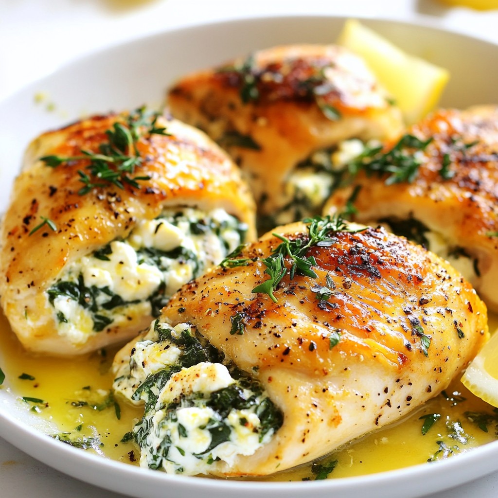 Spinach Feta Stuffed Chicken Flavorful Dinner Idea