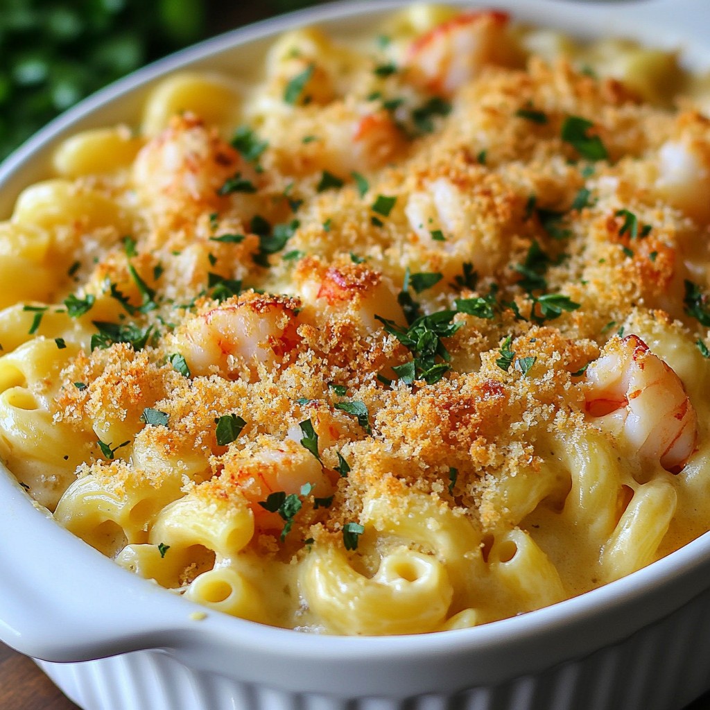 Baked Lobster Mac and Cheese Decadent Comfort Dish
