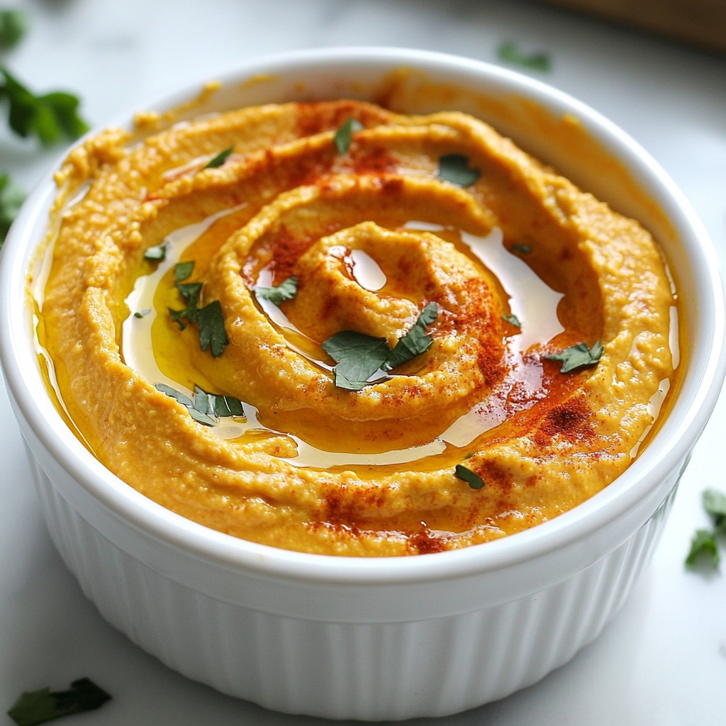Roasted Red Pepper Hummus Flavorful and Easy Recipe