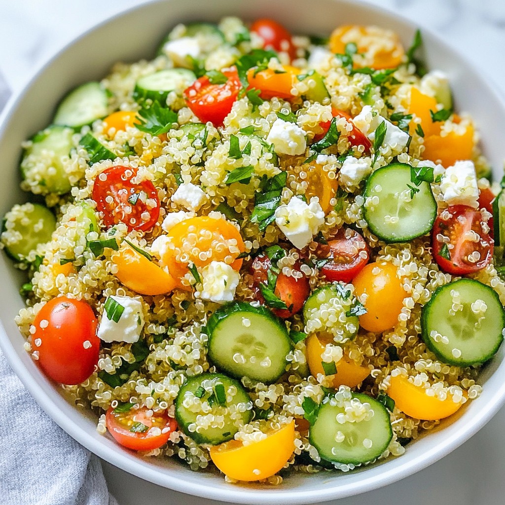 Lemon Herb Quinoa Salad Fresh and Flavorful Dish