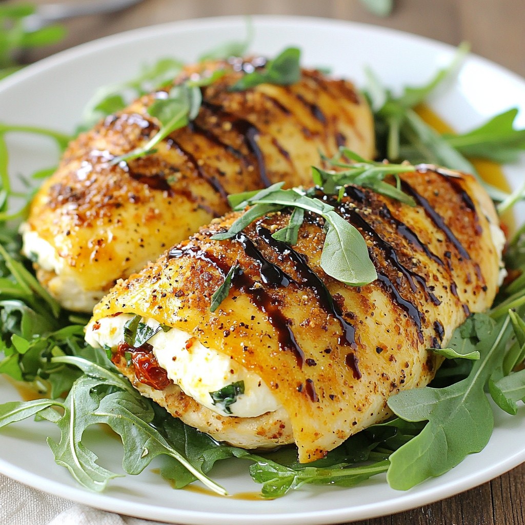 Cheese-Stuffed Chicken with Sun-Dried Tomatoes Delight