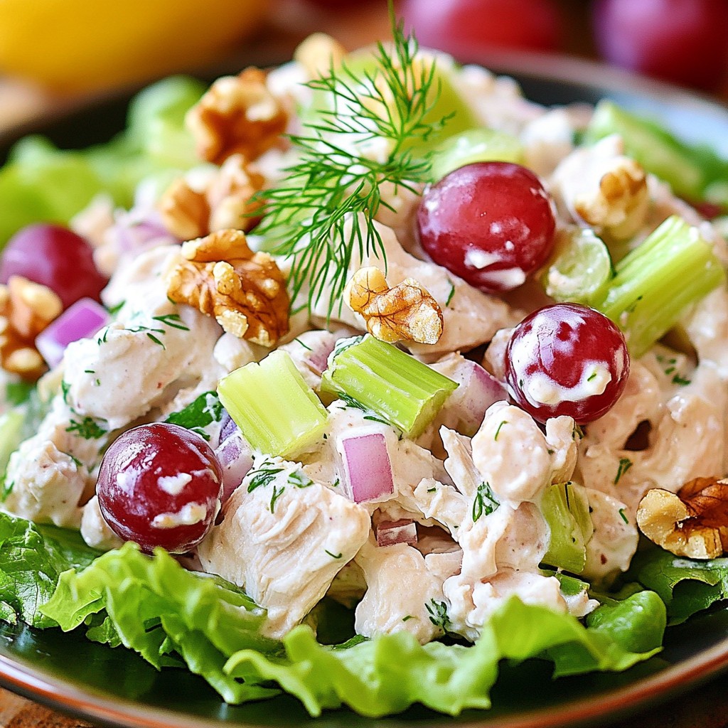 Greek Yogurt Chicken Salad Fresh and Flavorful Dish