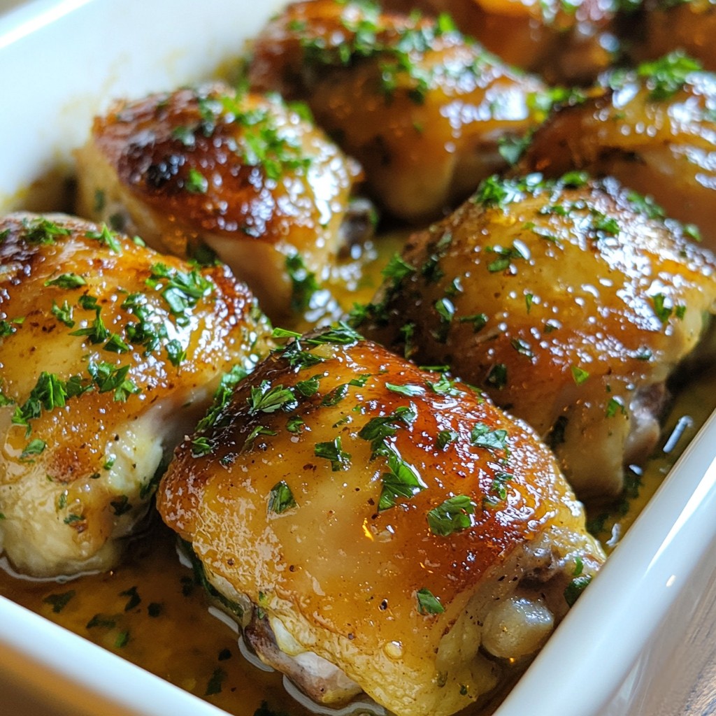 Brown Sugar Garlic Chicken Thighs Irresistible Dish
