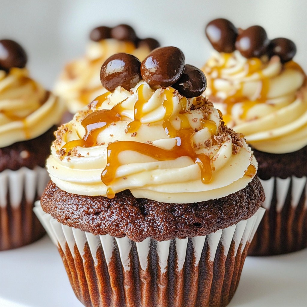 Caramel Macchiato Cupcakes Scrumptious Coffee Treat