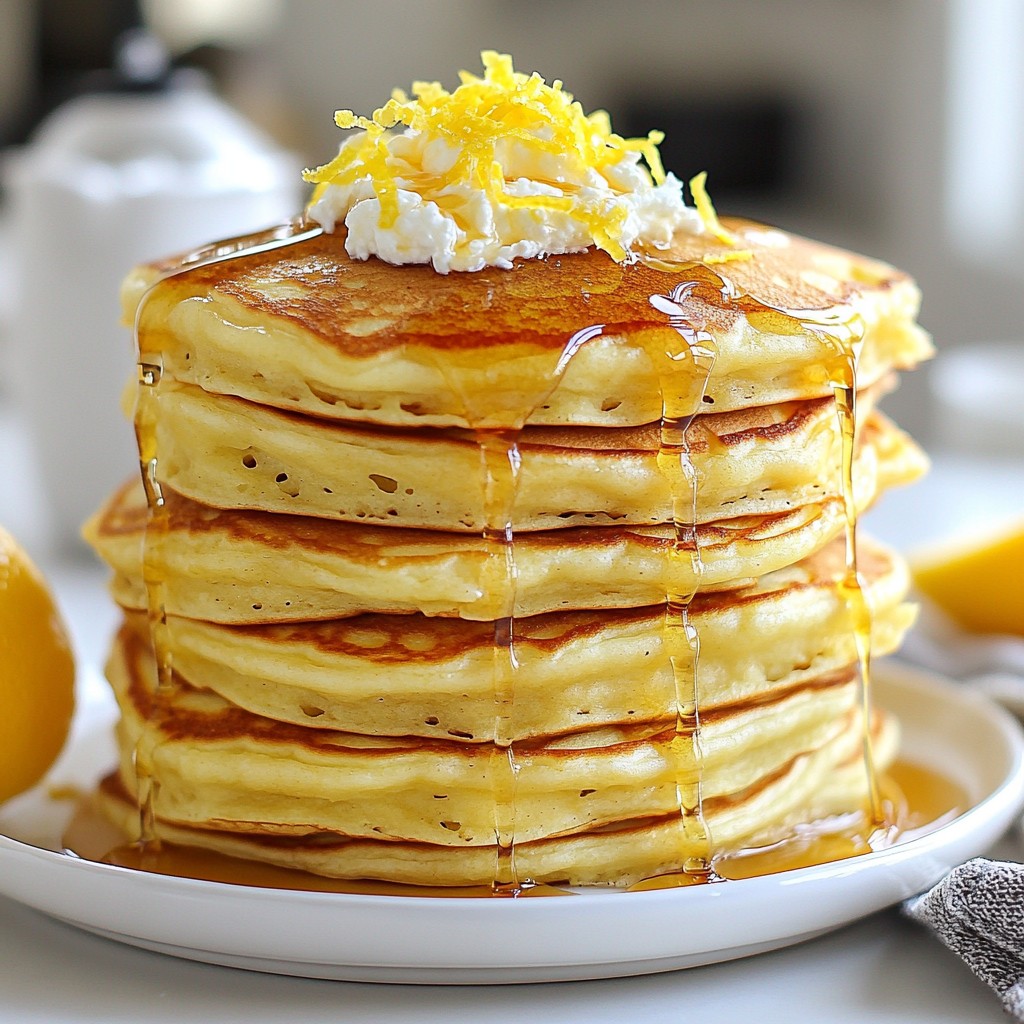 Lemon Ricotta Pancakes Fluffy and Delicious Treat