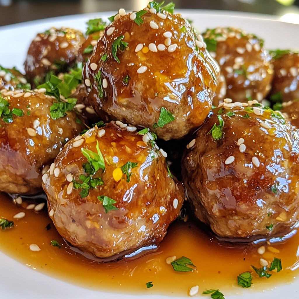 Spicy Honey Garlic Meatballs Flavorful and Easy Recipe