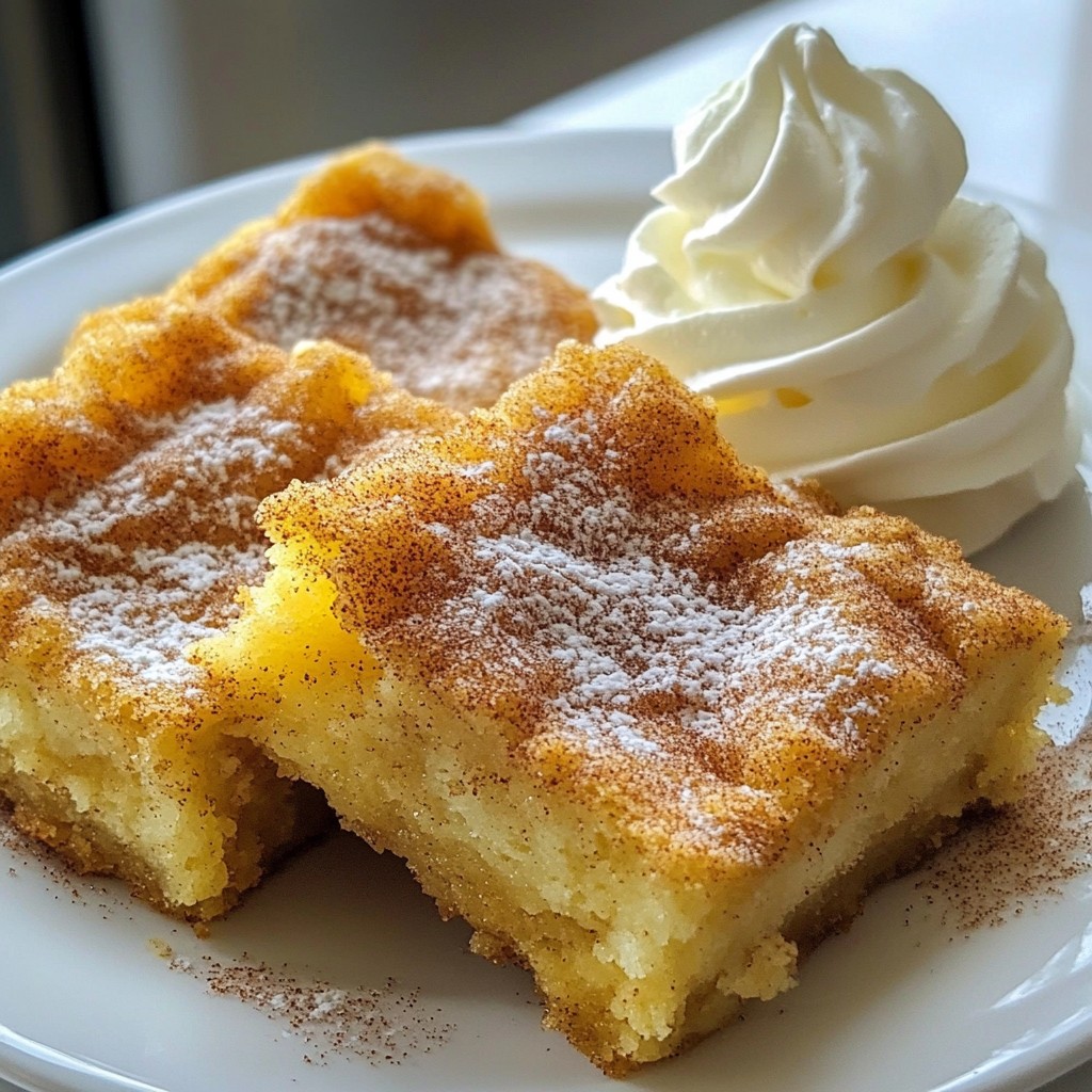 Snickerdoodle Blondies Delightfully Rich Dessert Recipe