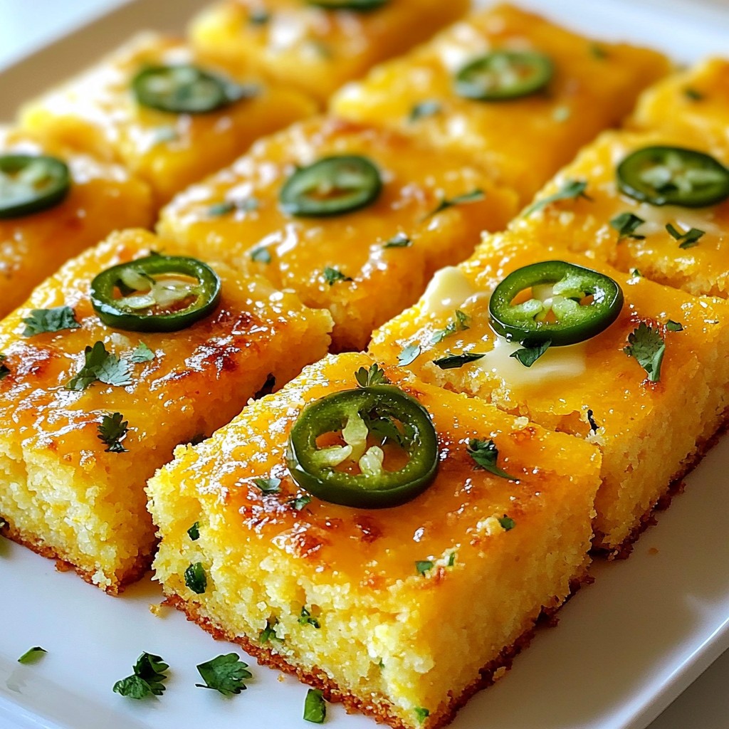 Jalapeño Cheddar Cornbread Flavorful and Simple Recipe
